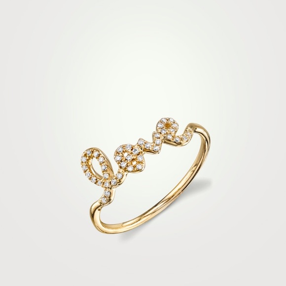 Sydney Evans 14k gold love ring - Picture 1 of 3